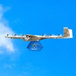 Wing Drone carrying Walmart delivery
