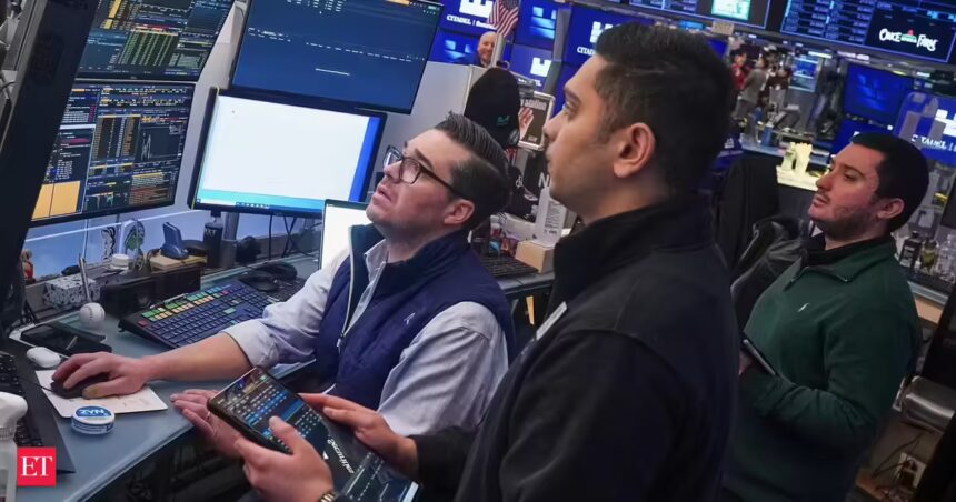 US stock market crash big losers and gainers: Indexes slide on AI and inflation fears 1 1772215664 articleshow