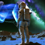 Astronaut Space Colliding Objects web