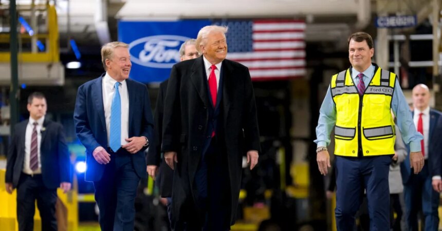 Ford's CEO Discusses Potential Partnerships with Chinese EV Makers in the U.S. 1 Ford Trump Chinese EVs 1