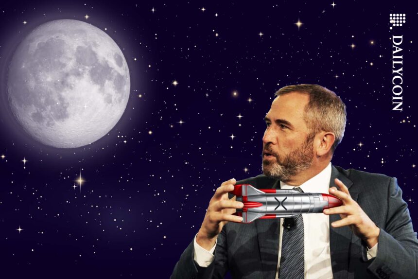 Ripple's Leadership Highlights XRP's Central Role and Ambitions for Institutional Adoption by 2026 1 XRP Ripple Brad Garlinghouse Moon Hope Thinking web