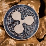 ripple coin on the gold