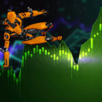 Crypto Chart Blockchain Bitcoin Green Jump web