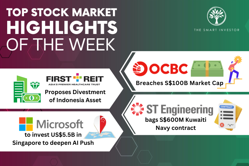 Top Stock Market Highlights of the Week: OCBC, First REIT, ST Engineering and Microsoft 1 89db1f3a1dee060cfd0258810214bdd5