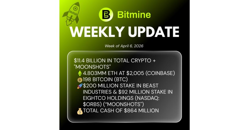 Bitmine Approved for Uplisting to NYSE and Expands Ethereum Treasury Strategy 1 Bitmine Weekly Update