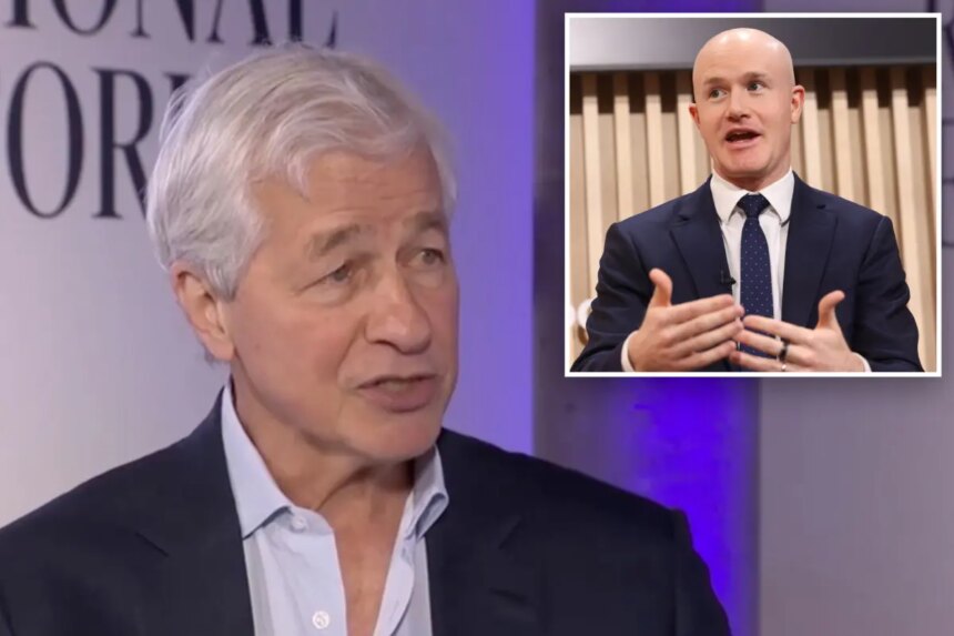 Dimon Intensifies Clash with Coinbase's Armstrong Over Crypto Legislation 1 129113805