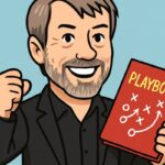 A Cartoon Image Of Michael Saylor Holdin 0