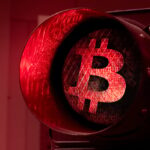 Bitcoin Cryptocurrency Red Light Warning