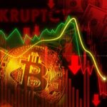 Cryptocurrency Bitcoin Coin Down Trend