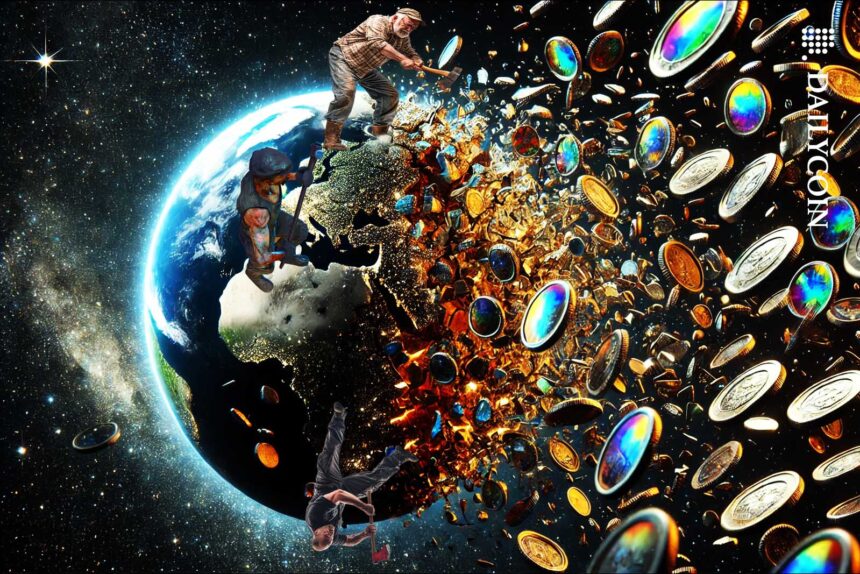 Tokenisation Coins Miners Breakdown Space Assets Mining Disolving Unbranded web