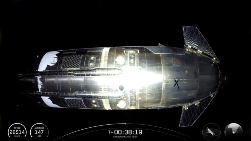 SpaceX Successfully Launches First Test Flight of Upgraded Starship V3 1 starshipflight12 inflight 1152x648