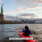 SOCIAL IMAGE PARTNER OFFER TERMS APPLY Kayaking near Statue of Liberty edb3 16 10
