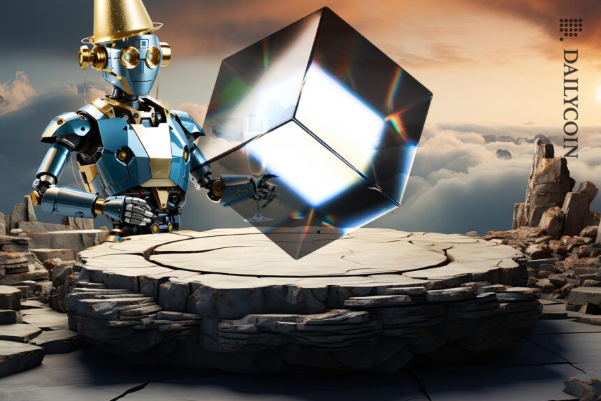 block dag blockchain defi cube asst celebrate cheer unbranded web