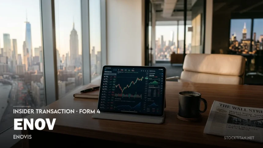 Enovis Corp Chief Administrative Officer Reports Securities Transactions 1 enov FORM 4