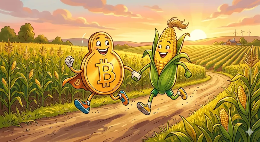 Bitcoin's Price vs. Corn Has Followed a Power Law for 13 Years — Could Sweet Corn Predict Major Gains? 1 https2F2Fmedia.zenfs .com2Fen2Fccn 9282F4b8a5d3f6274837ea2e5076b48ec5fa6