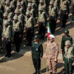 members of the islamic revolutionary guard corps irgc attend 2 800x420