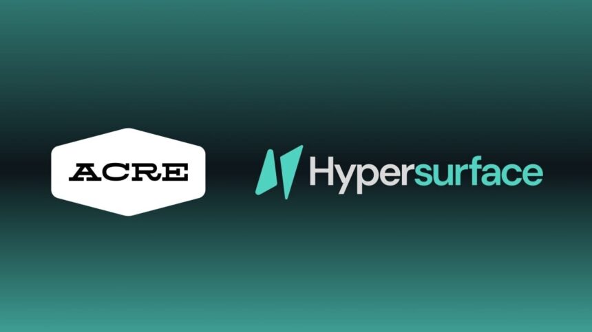 Hypersurface Acquires Acre to Launch First On-Chain Bitcoin Premium Income Vault 1 pasted image